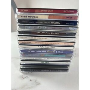 World Music New Age Jazz CD Lot 13pc Enya Mickey Hart Deep Forest Spyro Gyra